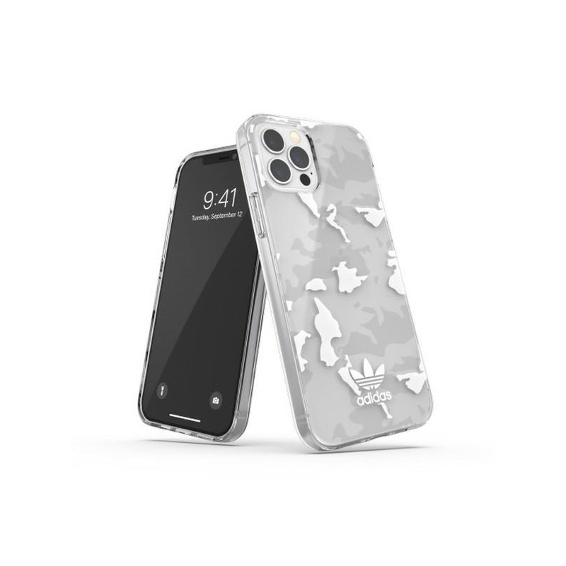 Adidas OR SnapCase Camo dėklas skirtas iPhone 12 / iPhone 12 Pro - skaidrus