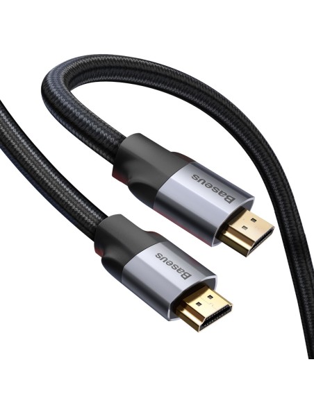 Adapterio laidas HDMI 4K60Hz 0,5 m tamsiai pilkas Adapterio laidas HDMI 4K60Hz 0,5 m tamsiai pilkas