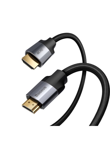 Adapterio laidas HDMI 4K60Hz 0,5 m tamsiai pilkas Adapterio laidas HDMI 4K60Hz 0,5 m tamsiai pilkas