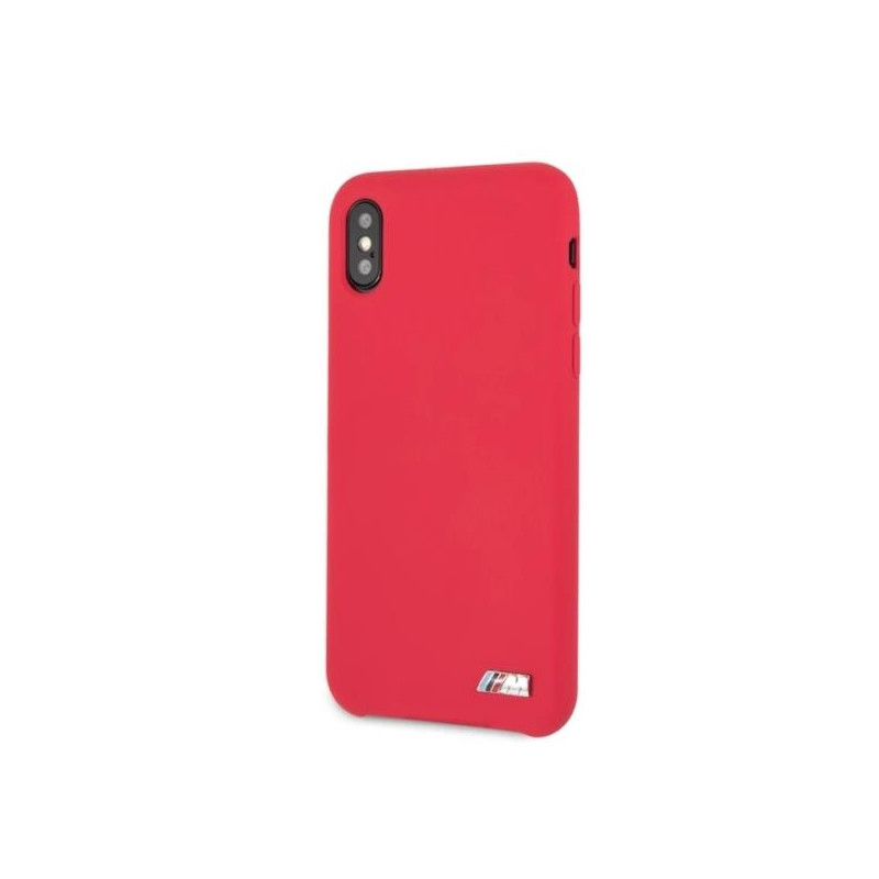 BMW Silicone M Collection dėklas iPhone X / Xs - raudonas