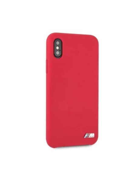 BMW Silicone M Collection dėklas iPhone X / Xs - raudonas BMW Silicone M Collection dėklas iPhone X / Xs - raudonas