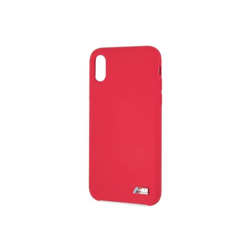 BMW Silicone M Collection dėklas iPhone X / Xs - raudonas