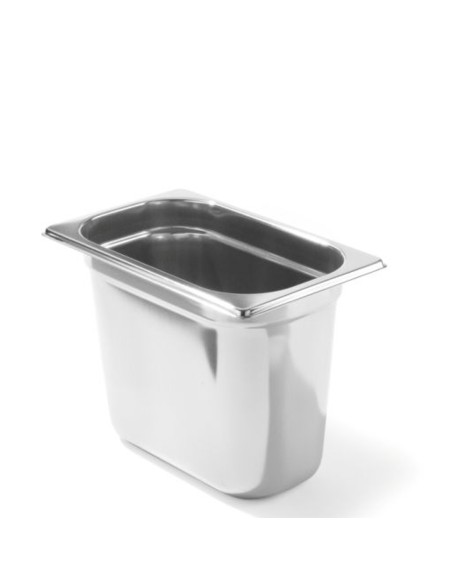GN 1/4 nerūdijančio plieno konteineris Profi Line aukštis 150 mm - Hendi 801611