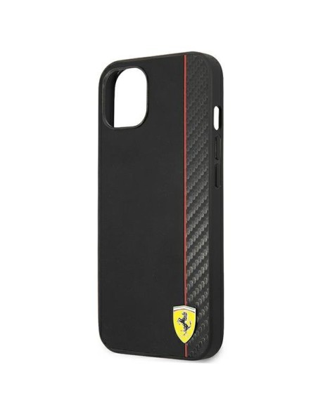 Ferrari Carbon dėklas iPhone 14 - juodas Ferrari Carbon dėklas iPhone 14 - juodas