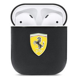 Ferrari On Track Odinis dėklas, skirtas AirPods 1/ 2 – juodas