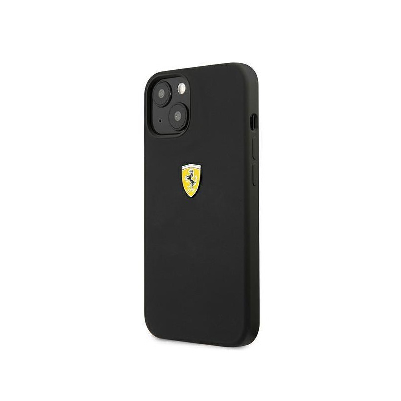 Ferrari silikoninis dėklas iPhone 13 mini - juodas