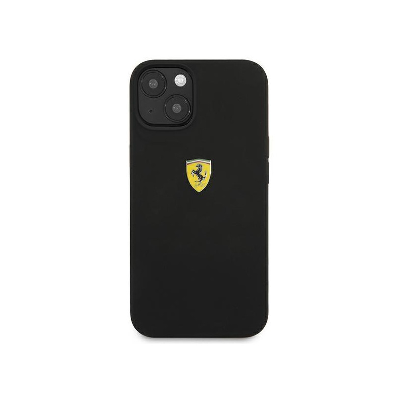 Ferrari silikoninis dėklas iPhone 13 mini - juodas