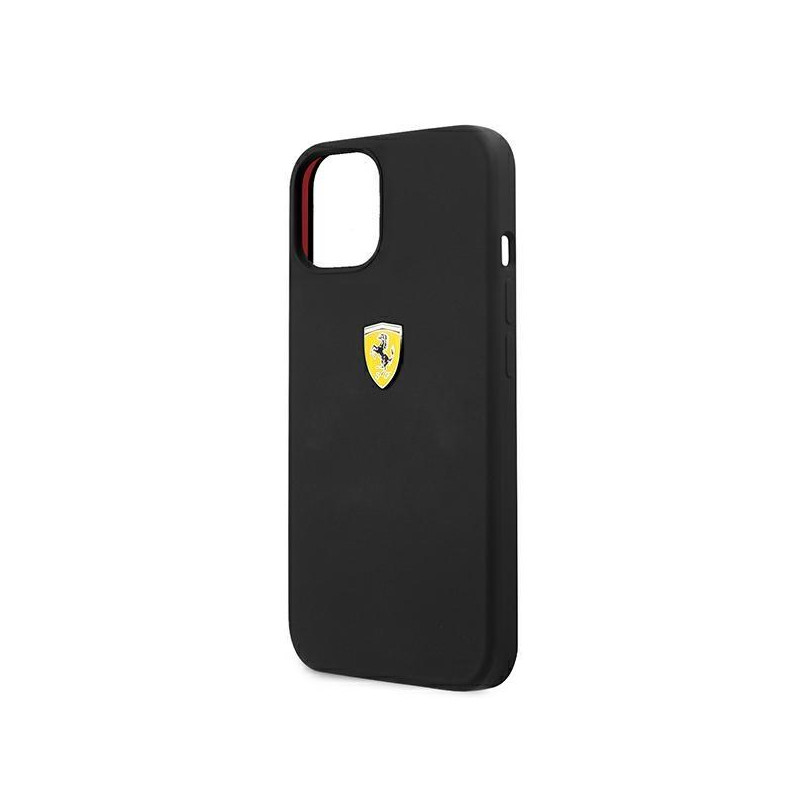Ferrari silikoninis dėklas iPhone 13 mini - juodas
