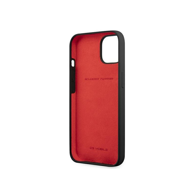Ferrari silikoninis dėklas iPhone 13 mini - juodas
