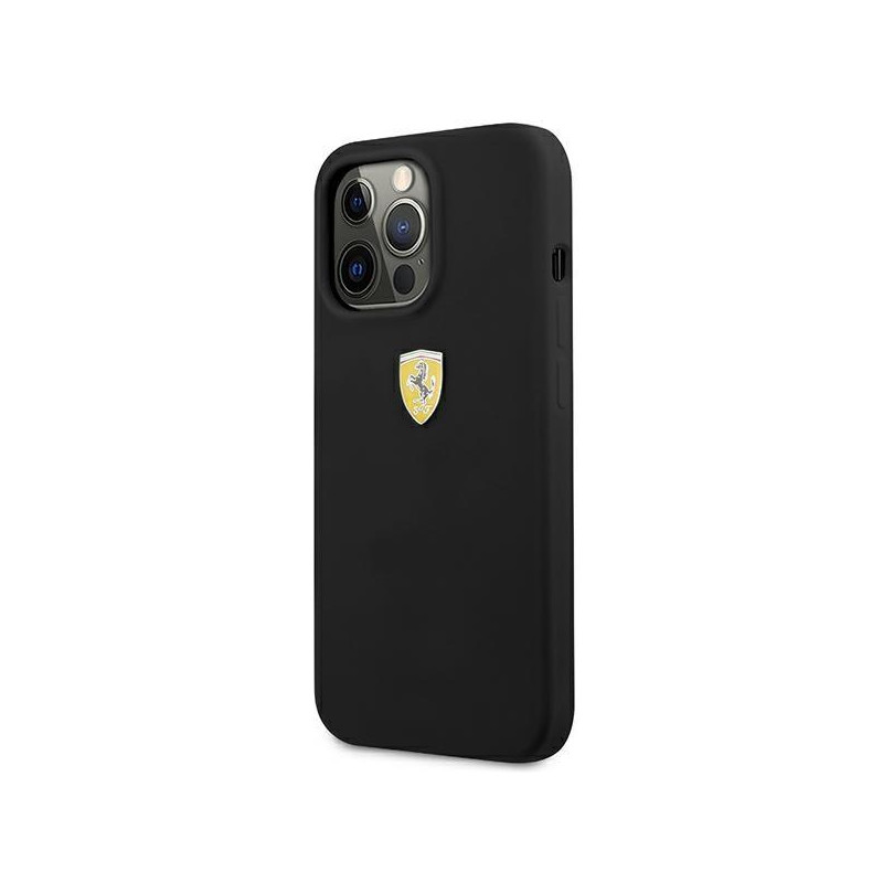 Ferrari silikoninis dėklas iPhone 13 Pro Max - juodas