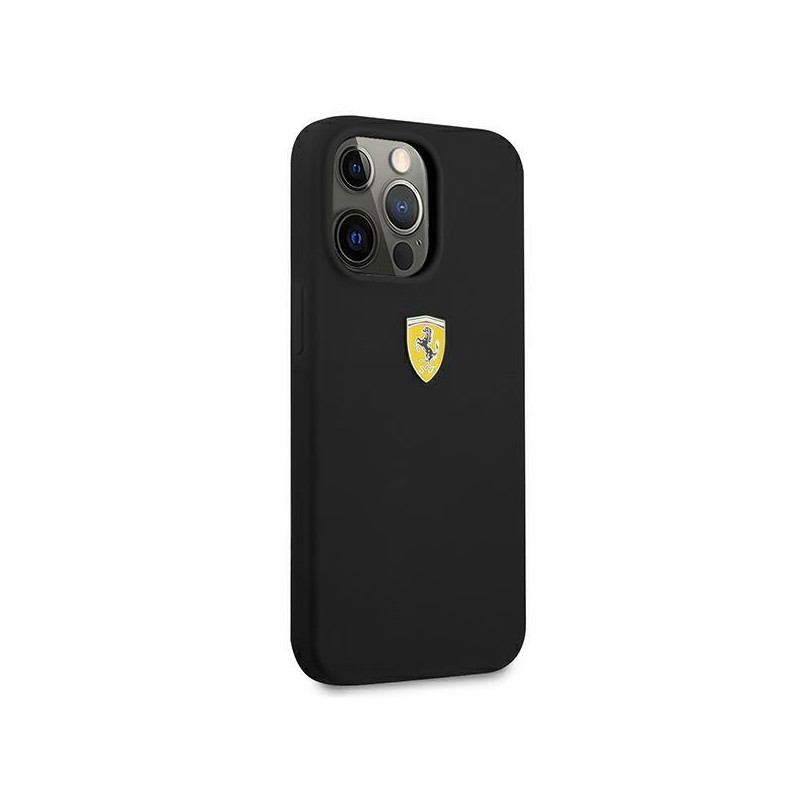 Ferrari silikoninis dėklas iPhone 13 Pro Max - juodas