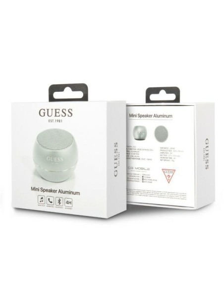Guess mini Bluetooth garsiakalbis – pilkas Guess mini Bluetooth garsiakalbis – pilkas