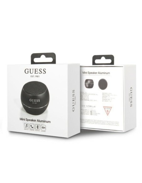 Guess mini Bluetooth garsiakalbis - juodas Guess mini Bluetooth garsiakalbis - juodas