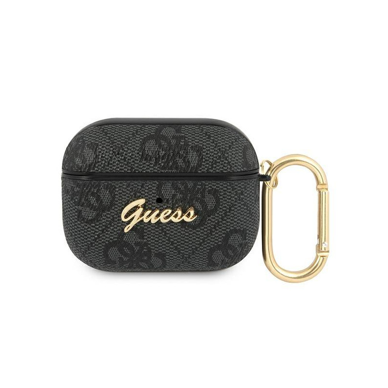 Guess 4G Script Metal Collection dėklas, skirtas AirPods Pro – pilkas Guess 4G Script Metal Collection dėklas, skirtas AirPods Pro – pilkas