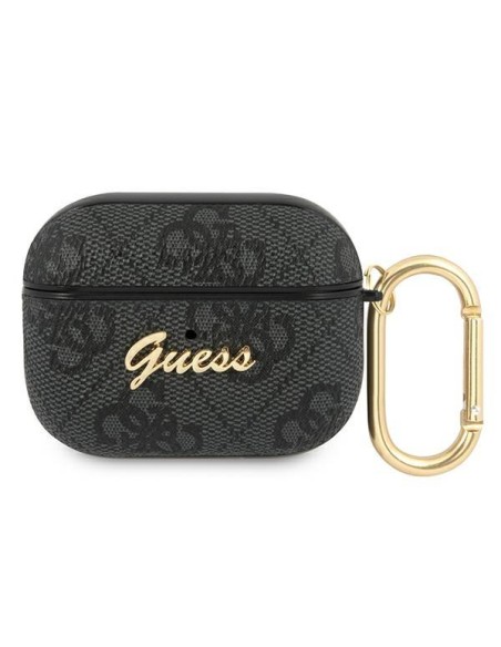 Guess 4G Script Metal Collection dėklas, skirtas AirPods Pro – pilkas Guess 4G Script Metal Collection dėklas, skirtas AirPods Pro – pilkas