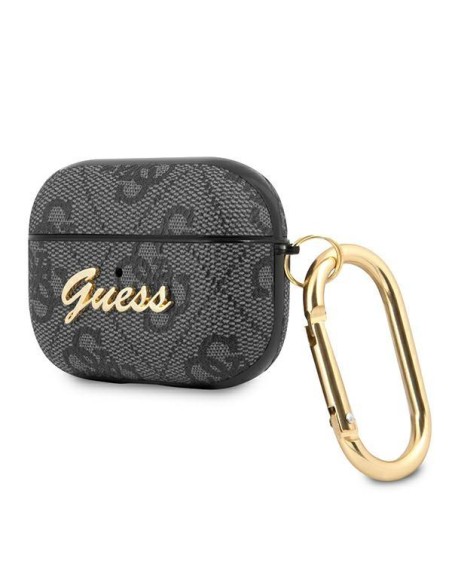 Guess 4G Script Metal Collection dėklas, skirtas AirPods Pro – pilkas Guess 4G Script Metal Collection dėklas, skirtas AirPods Pro – pilkas