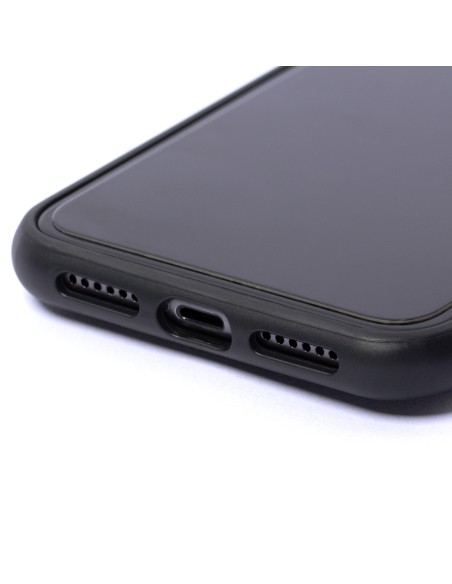 Guess 4G Big Metal Logo dėklas, skirtas iPhone 11 / Xr - pilkas