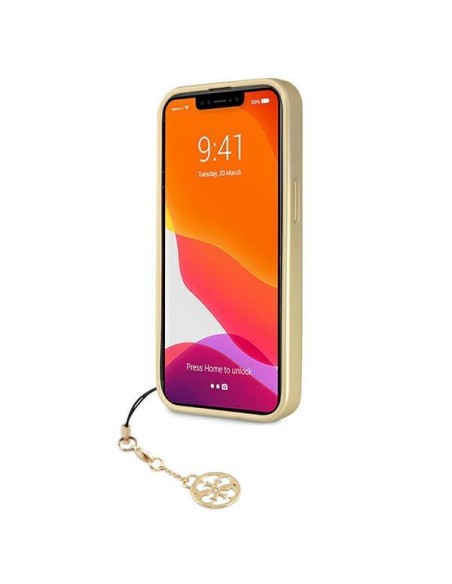 Guess 4G Charms Collection dėklas iPhone 13 - pilkas Guess 4G Charms Collection dėklas iPhone 13 - pilkas