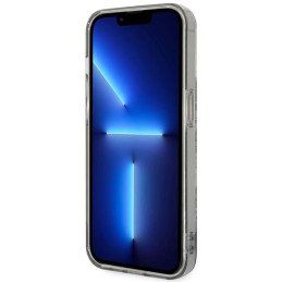 Guess Porcelain Collection dėklas, skirtas iPhone 14 Pro - pilkas