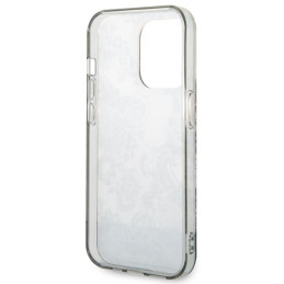 Guess Porcelain Collection dėklas, skirtas iPhone 14 Pro - pilkas