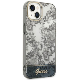 Guess Porcelain Collection dėklas, skirtas iPhone 14 Plus - pilkas