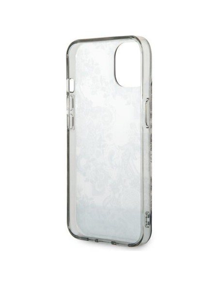 Guess Porcelain Collection dėklas, skirtas iPhone 14 Plus - pilkas Guess Porcelain Collection dėklas, skirtas iPhone 14 Plus - pilkas