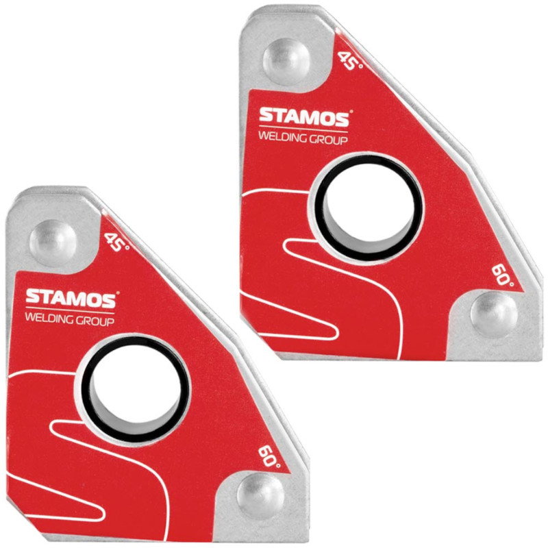 Kampinio strypo magnetinio suvirinimo laikiklio kampas 30/45 60/90 iki 15 kg 2 vnt.