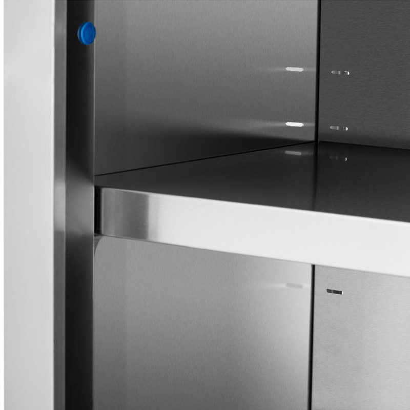 Gastronominė sieninė spinta su stumdomomis durimis PLIENAS 140 x 45 x 60 cm