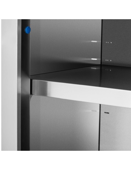 Gastronominė sieninė spinta su stumdomomis durimis PLIENAS 140 x 45 x 60 cm