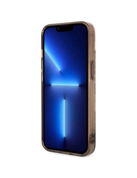 Guess Porcelain Collection dėklas iPhone 14 - smėlio spalvos Guess Porcelain Collection dėklas iPhone 14 - smėlio spalvos
