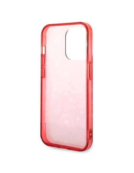 Guess Bandana Paisley dėklas, skirtas iPhone 14 Pro Max - raudonas Guess Bandana Paisley dėklas, skirtas iPhone 14 Pro Max - raudonas