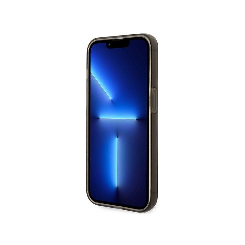 Guess Permatomas dėklas iPhone 14 Pro Max - juodas