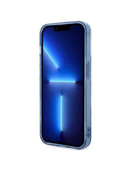 Guess Porcelain Collection dėklas, skirtas iPhone 14 Pro Max - mėlynas Guess Porcelain Collection dėklas, skirtas iPhone 14 Pro Max - mėlynas