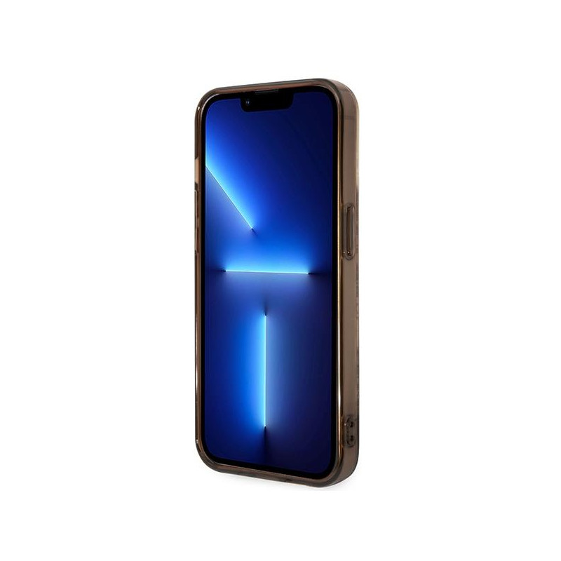 Guess Porcelain Collection dėklas, skirtas iPhone 14 Pro Max - smėlio spalvos