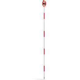 Mini prizminis geodezinis tolimačio veidrodis su variu dengtu poliu sk. 2,54 cm 1,2 m