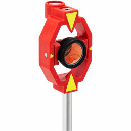 Mini prizminis geodezinis tolimačio veidrodis su variu dengtu poliu sk. 2,54 cm 1,2 m