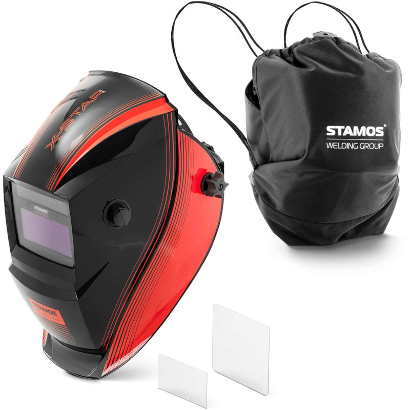 Automatinis automatiškai tamsėjantis suvirinimo šalmas su X-STAR šlifavimo funkcija