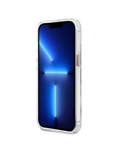 Guess Metal Outline MagSafe dėklas iPhone 13 Pro Max - auksinis