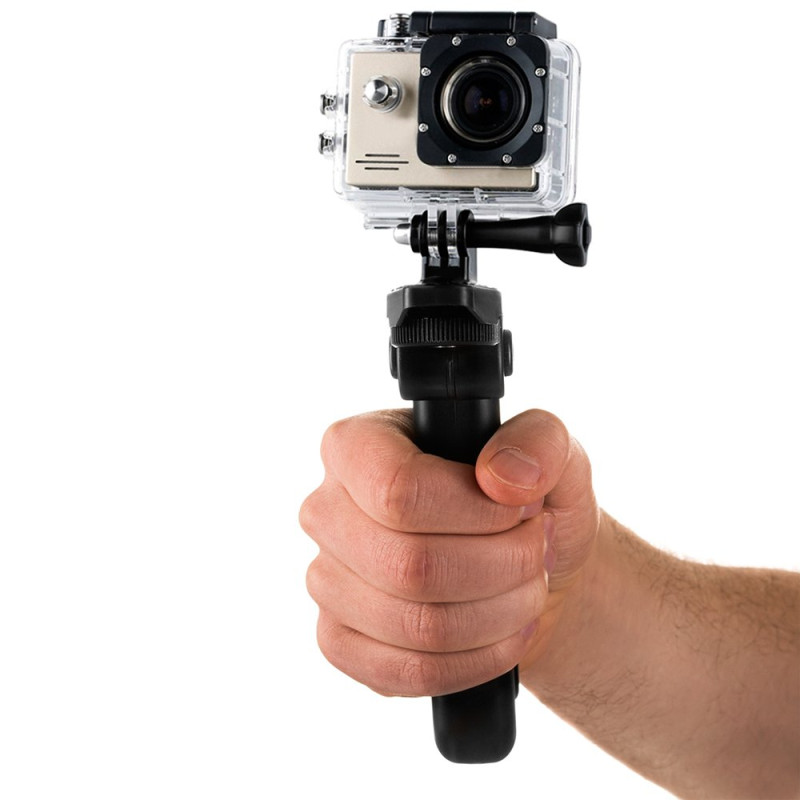 Tvirtinamas su mini trikoju GoPro SJCAM veiksmo kamera juoda