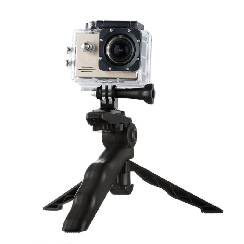 Tvirtinamas su mini trikoju GoPro SJCAM veiksmo kamera juoda