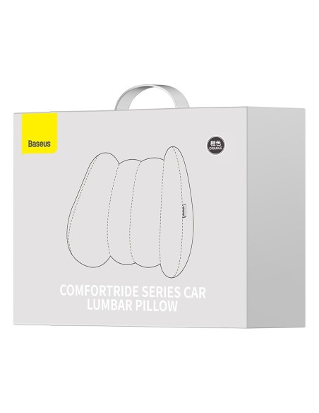 Juosmens nugaros pagalvėlė biuro automobiliui ComfortRide Series oranžinė Juosmens nugaros pagalvėlė biuro automobiliui ComfortRide Series oranžinė