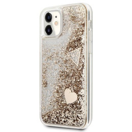 Guess Glitter Charms dėklas, skirtas iPhone 11 / Xr - auksinis