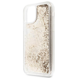 Guess Glitter Charms dėklas, skirtas iPhone 11 / Xr - auksinis