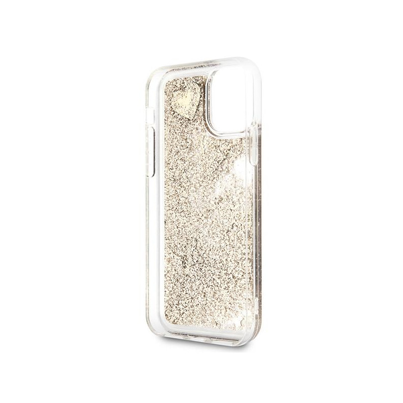 Guess Glitter Charms dėklas, skirtas iPhone 11 / Xr - auksinis