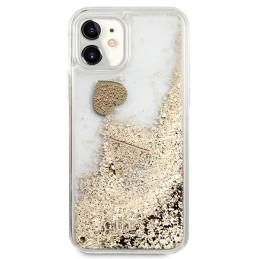 Guess Glitter Charms dėklas, skirtas iPhone 11 / Xr - auksinis