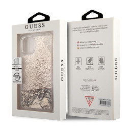 Guess Glitter Charms dėklas, skirtas iPhone 11 / Xr - auksinis