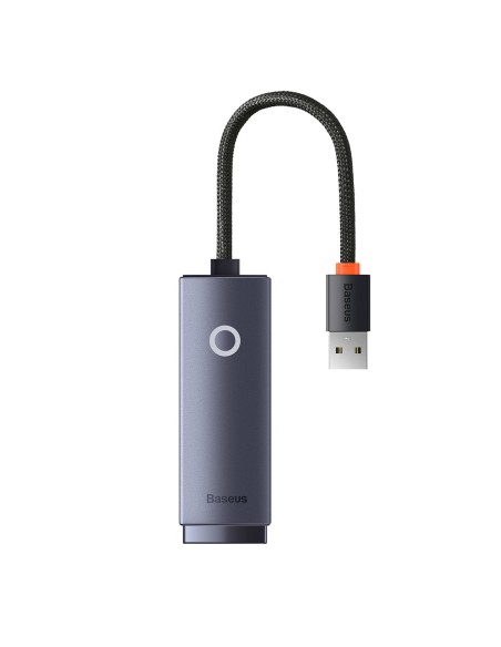 Išorinė tinklo plokštė LAN USB RJ45 100Mbps pilka