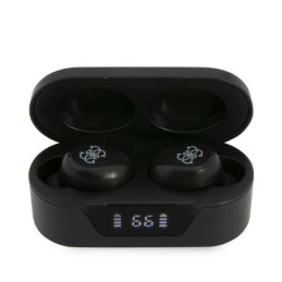 Guess TWS Bluetooth ausinės + dokas - juodos spalvos