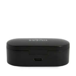 Guess TWS Bluetooth ausinės + dokas - juodos spalvos