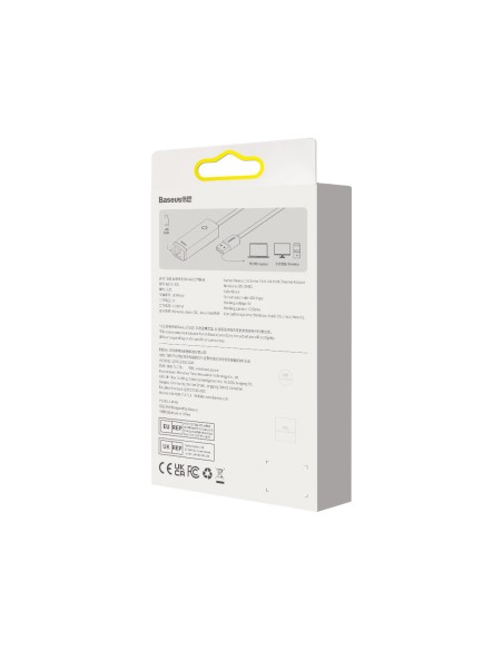 Išorinė tinklo plokštė LAN USB RJ45 100Mbps pilka